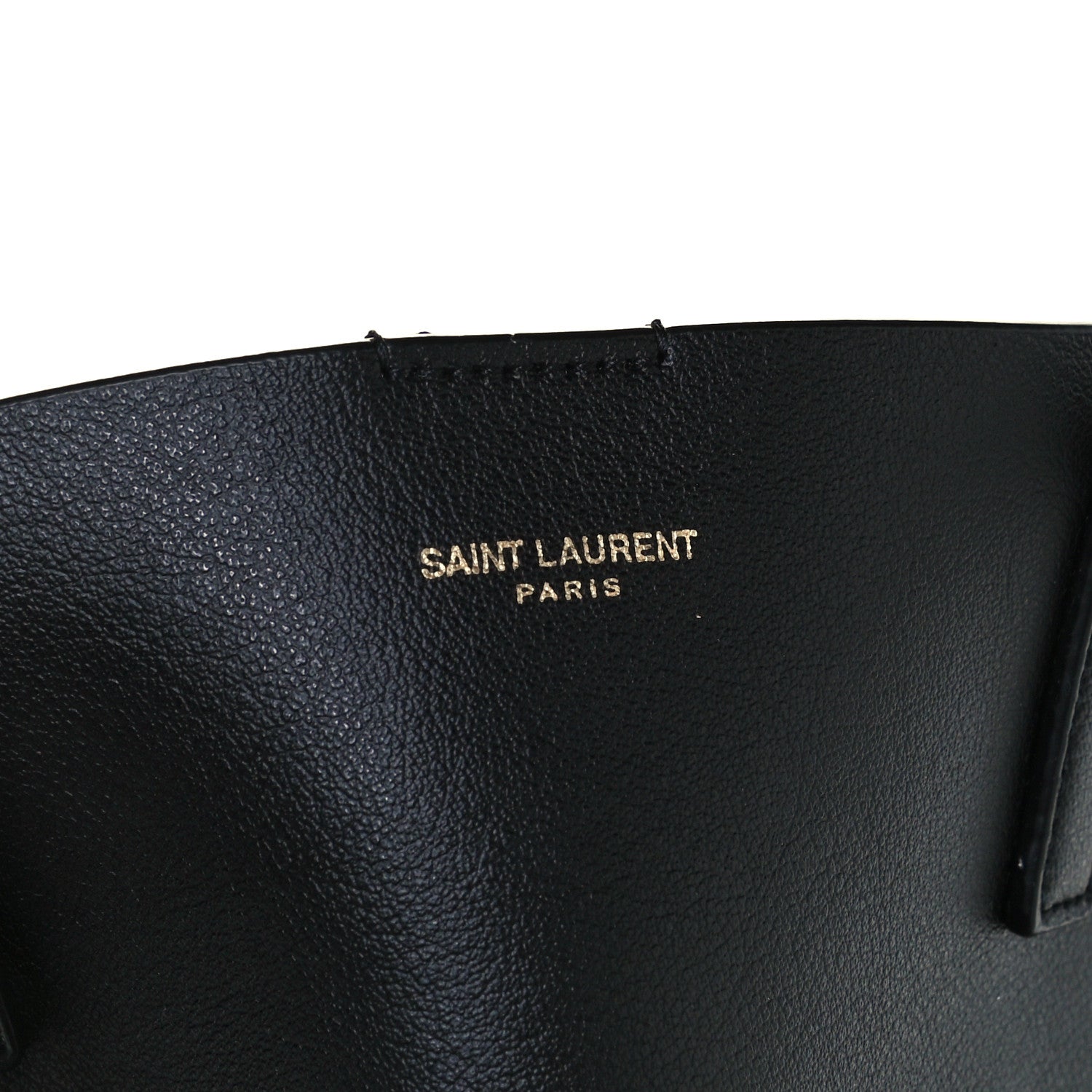 Saint Laurent Calfskin Medium Shopping Tote Black 8 of 11