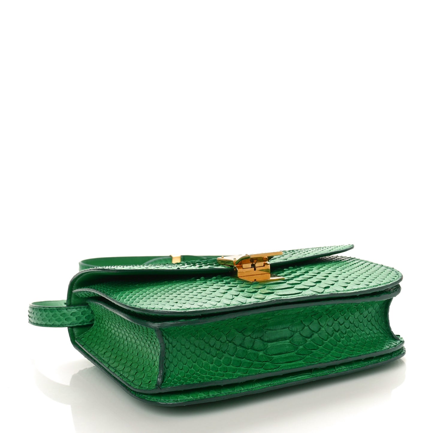 Snakeskin Medium Classic Box Green