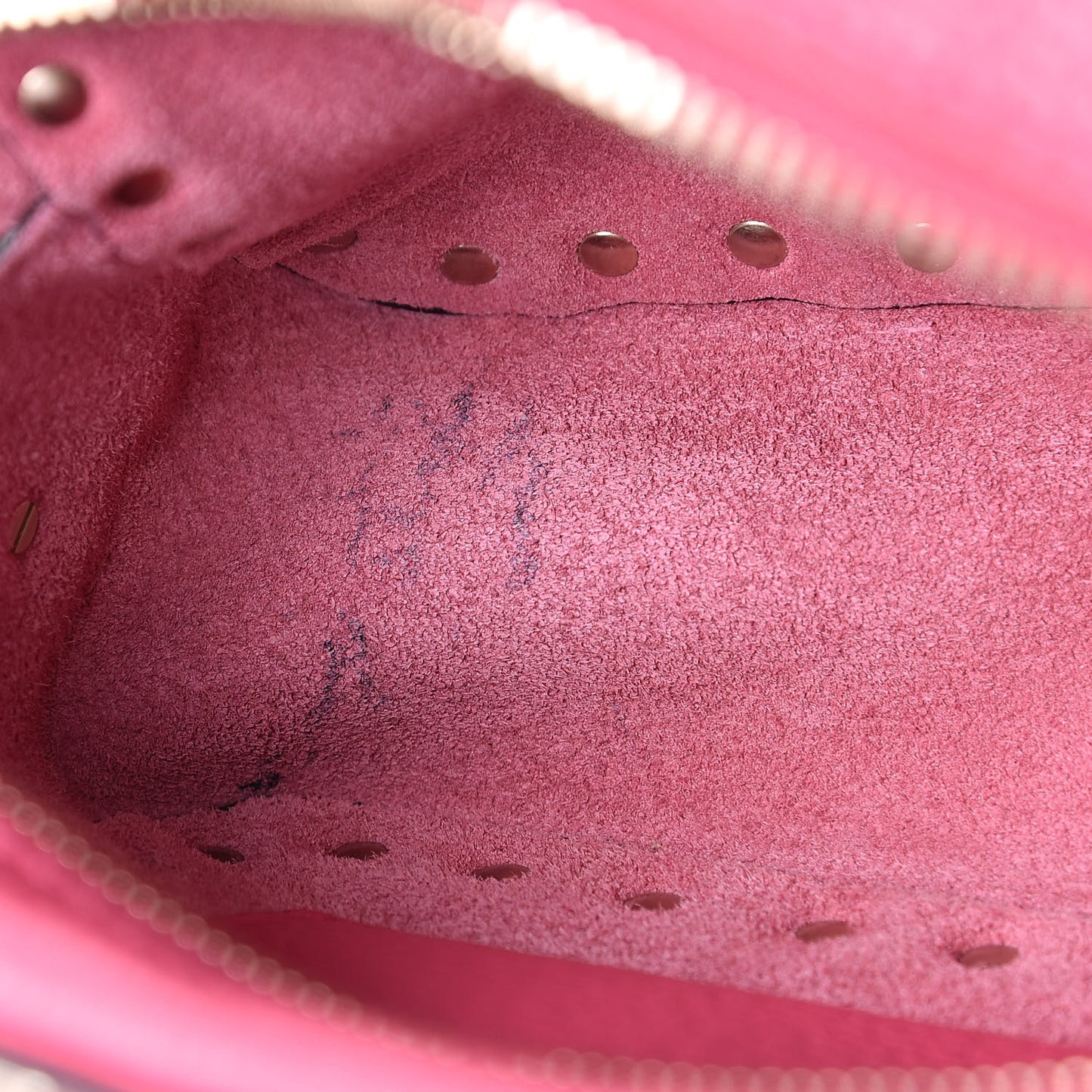 Pebbled Calfskin Rockstud Camera Crossbody Bag Peony