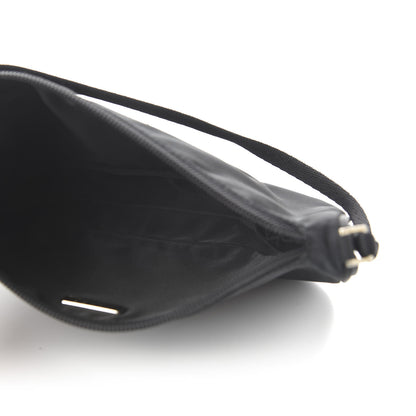 Prada Tessuto Nylon Pochette Bag Black 5 of 9