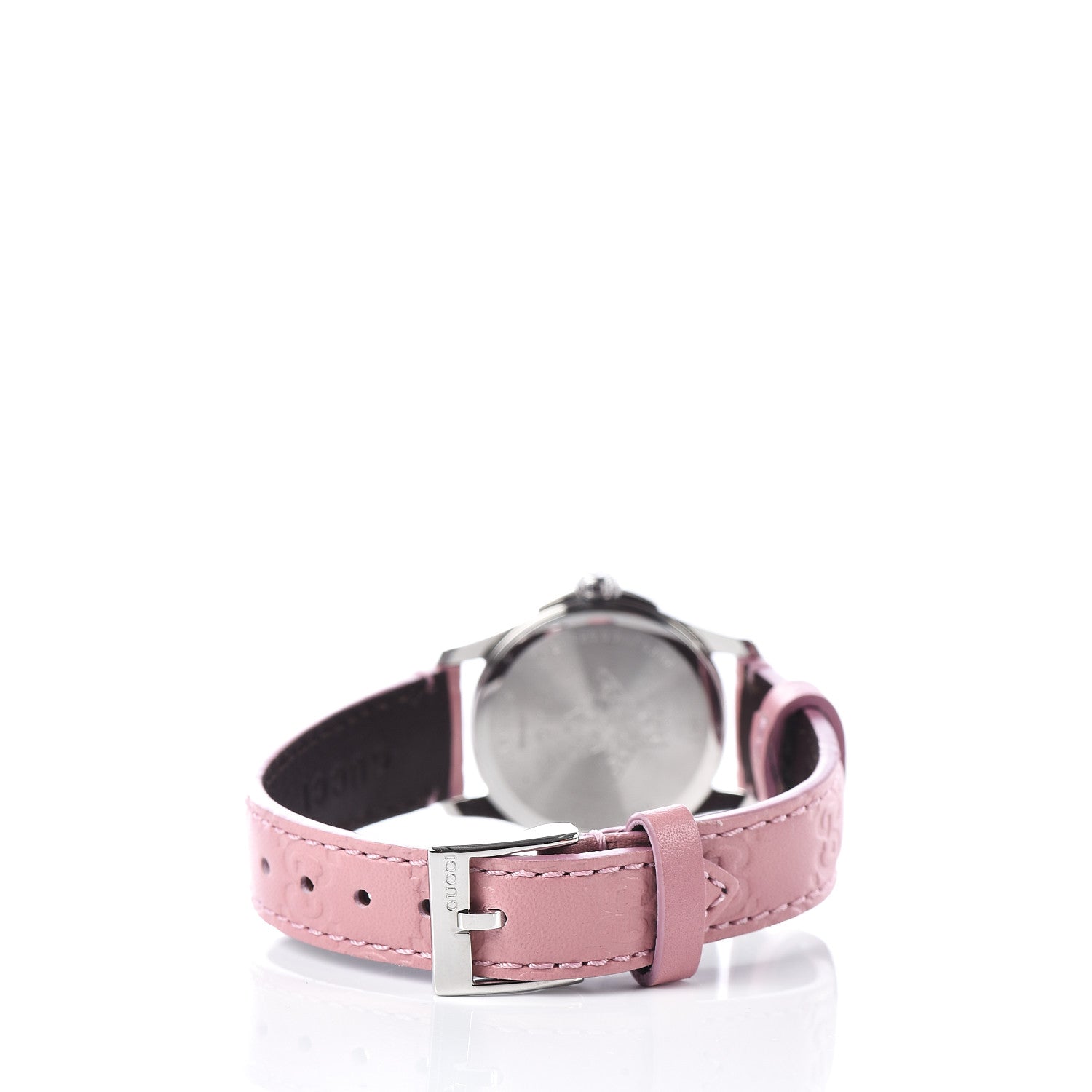 Gucci Stainless Steel Calfskin 27mm G-Timeless Quartz Watch Pink 4 of 8