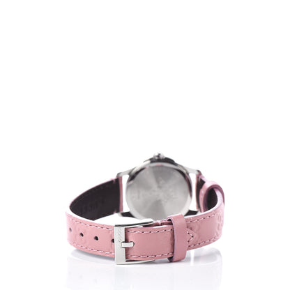 Gucci Stainless Steel Calfskin 27mm G-Timeless Quartz Watch Pink 4 of 8