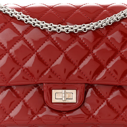 Chanel Patent Quilted 2.55 Reissue 226 Flap Red 8 of 12