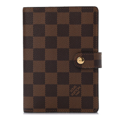 Louis Vuitton Damier Ebene Small Ring Agenda Cover 1 of 9