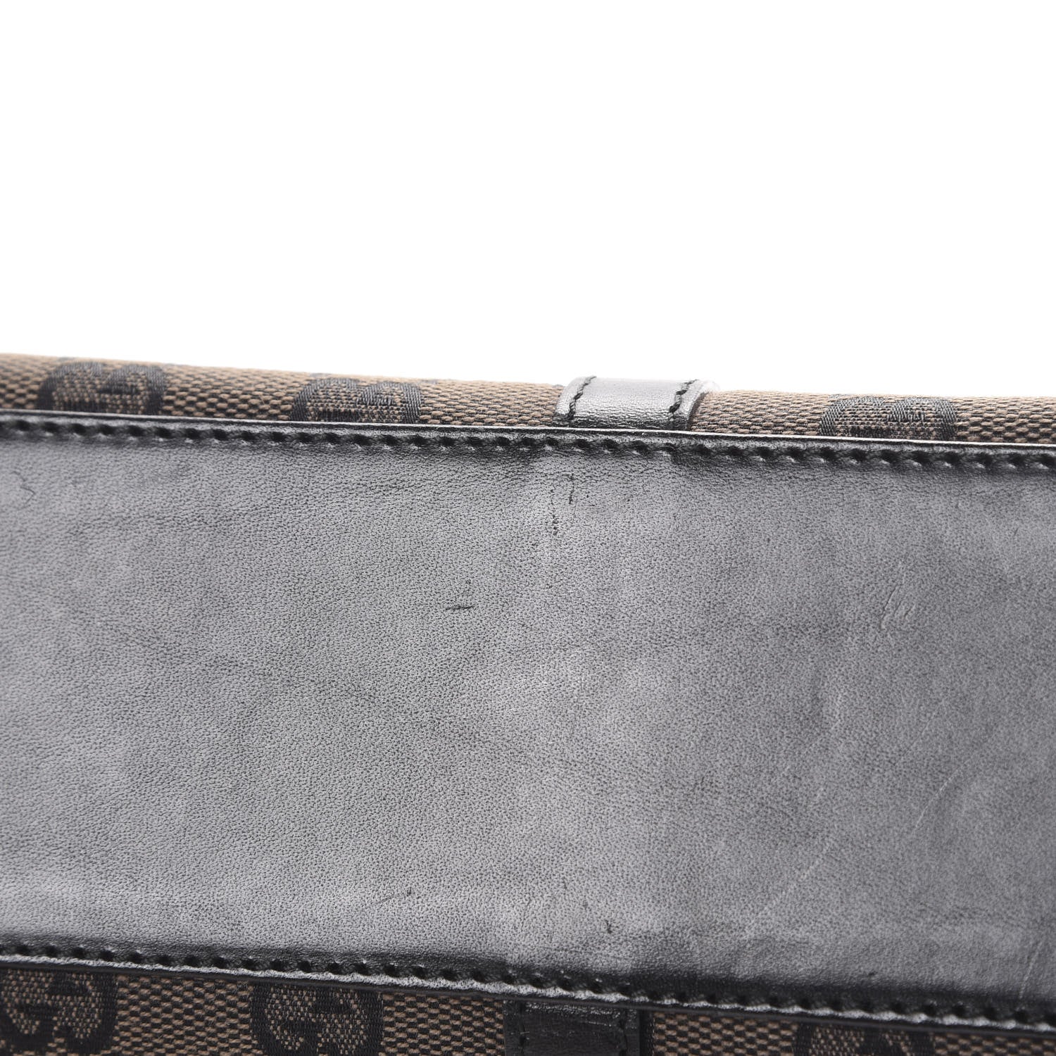 Gucci Monogram Bardot Brown 13 of 14