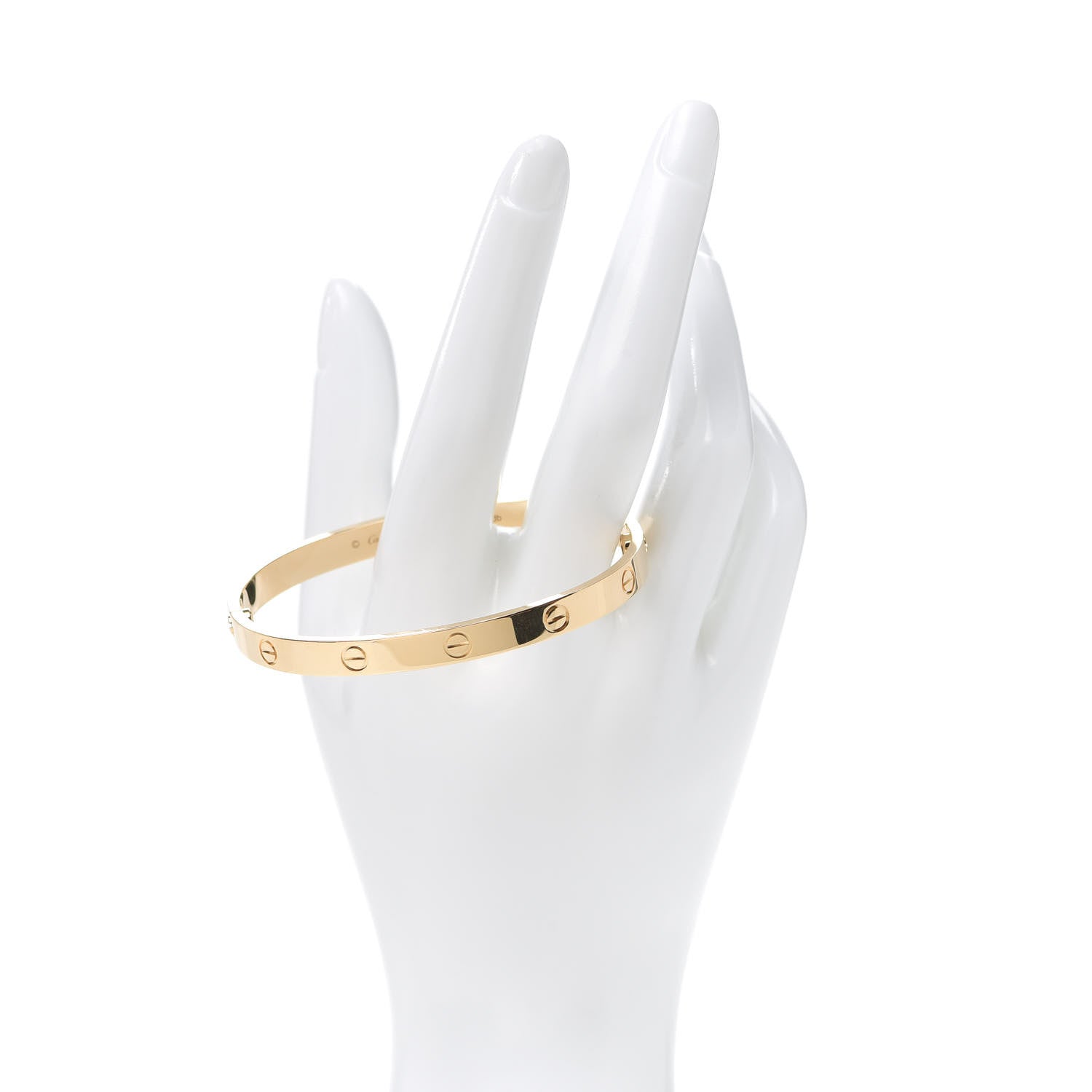 Cartier 18K Yellow Gold LOVE Bracelet 19 2 of 8
