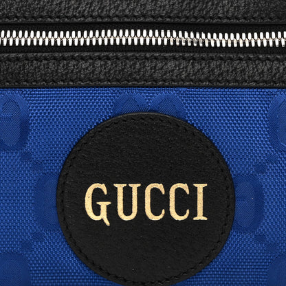 Gucci Econyl Nylon Monogram Off The Grid Belt Bag Guilted Blue Black 8 of 10