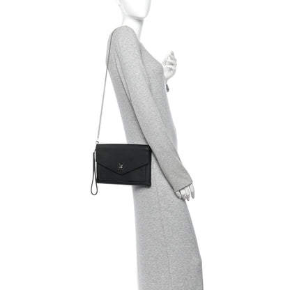 Louis Vuitton Soft Calfskin My Lockme Pochette Black 2 of 13