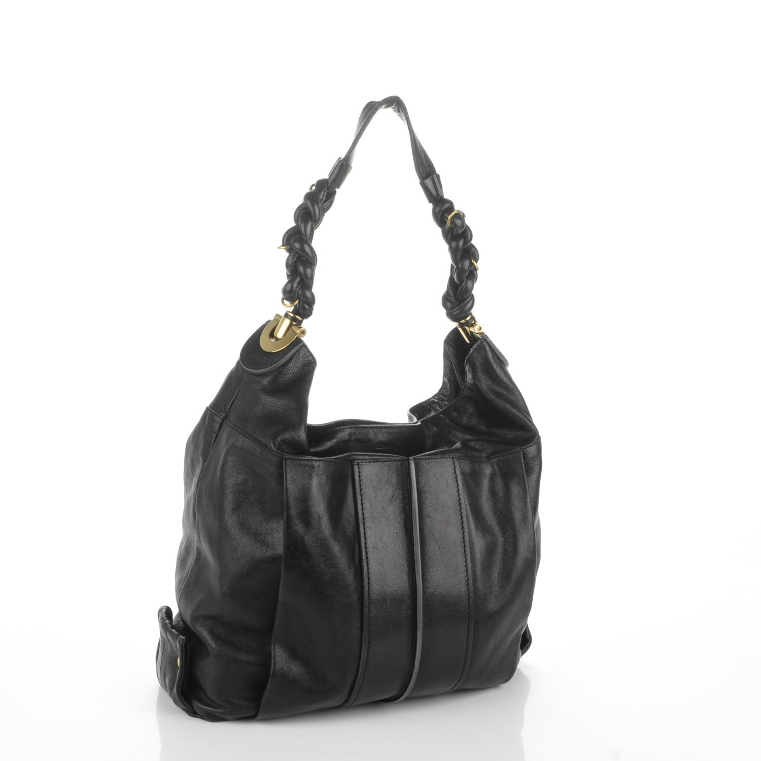 Chloe Lambskin Heloise Hobo Black 3 of 8