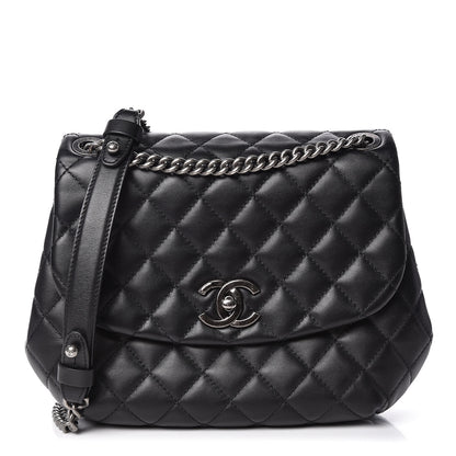 Chanel Lambskin Quilted Small Daily Supple Flap Black 1 of 12