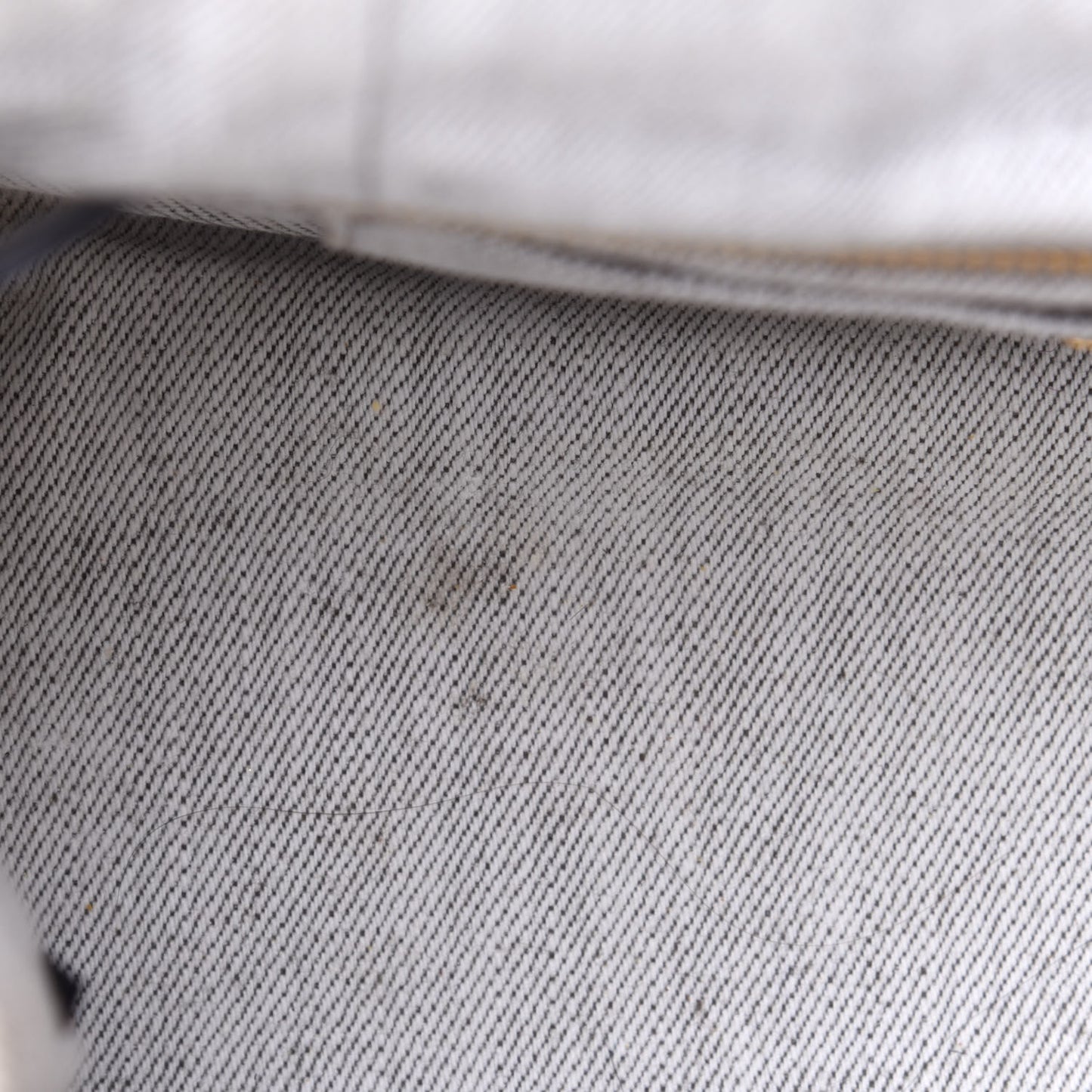 Denim Small Logo Tote Bianco