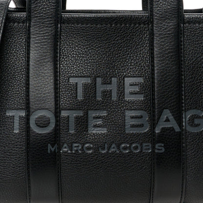 Marc Jacobs Grained Calfskin Small The Tote Bag Black 9 of 11