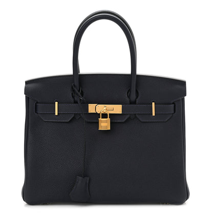 Hermes Togo Birkin 30 Bleu Nuit 1 of 11