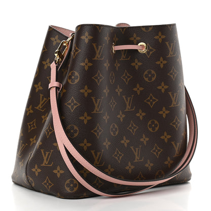 Louis Vuitton Monogram Neonoe MM Rose Poudre 3 of 8