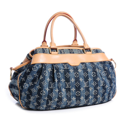 Louis Vuitton Denim Raye Cabas GM 3 of 8