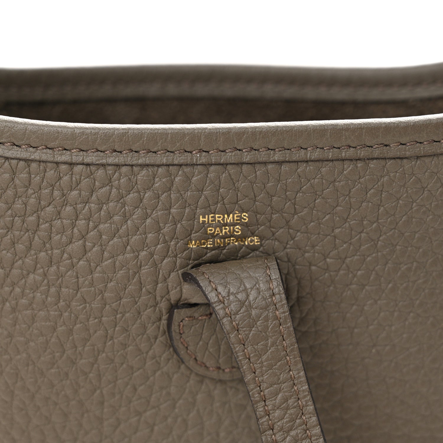 Hermes Taurillon Clemence Evelyne TPM Etain 6 of 10