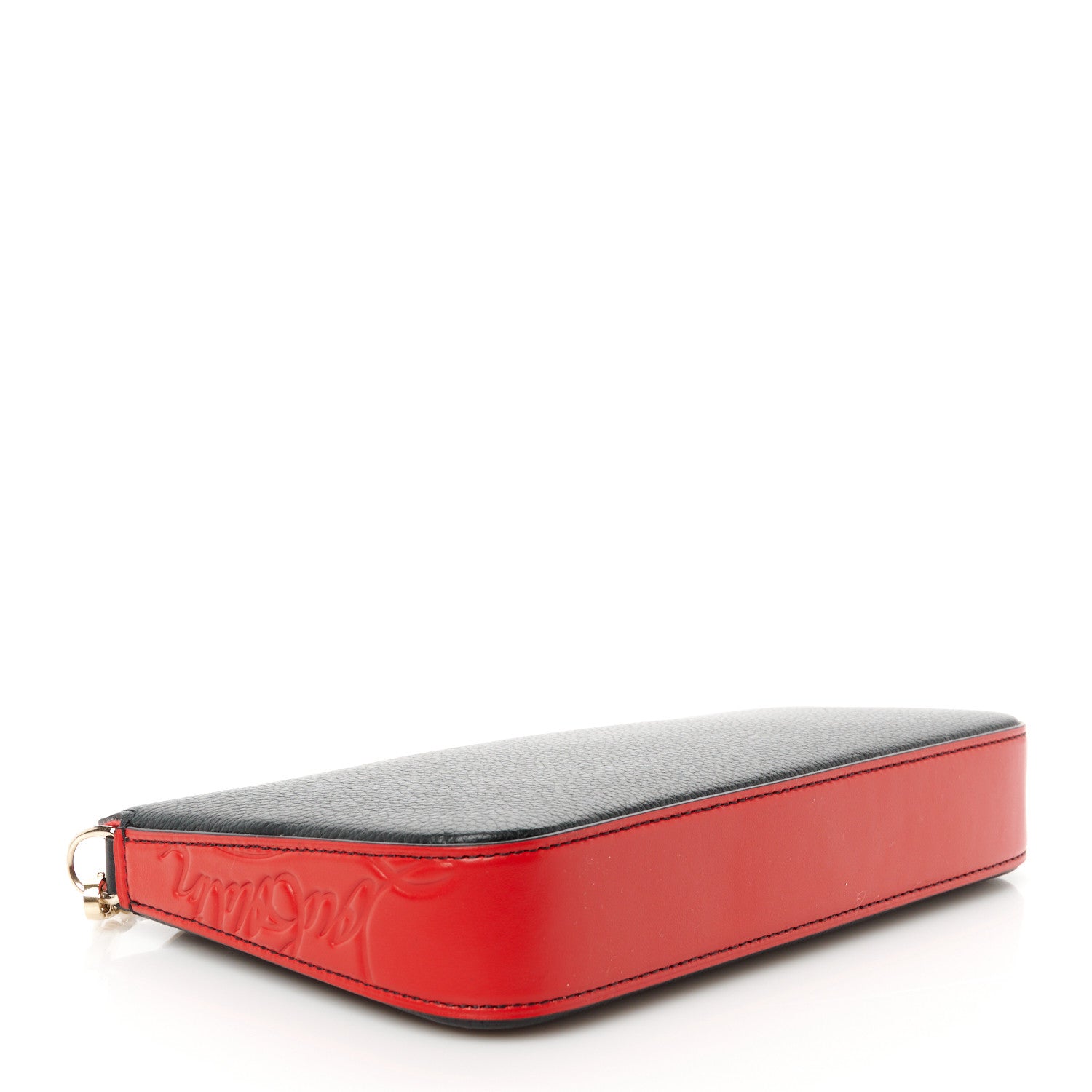 Christian Louboutin Calfskin Loubila Chain Clutch Black 4 of 9