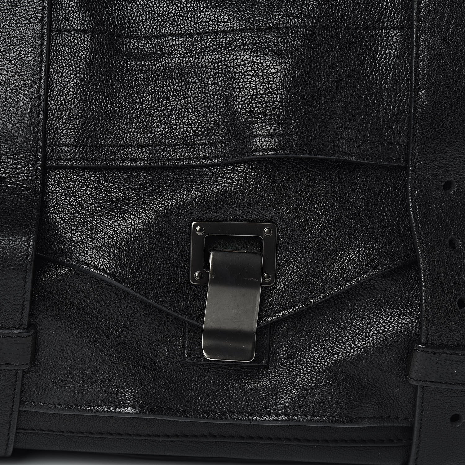 Proenza Schouler Lambskin PS1 Large Satchel Black 9 of 12