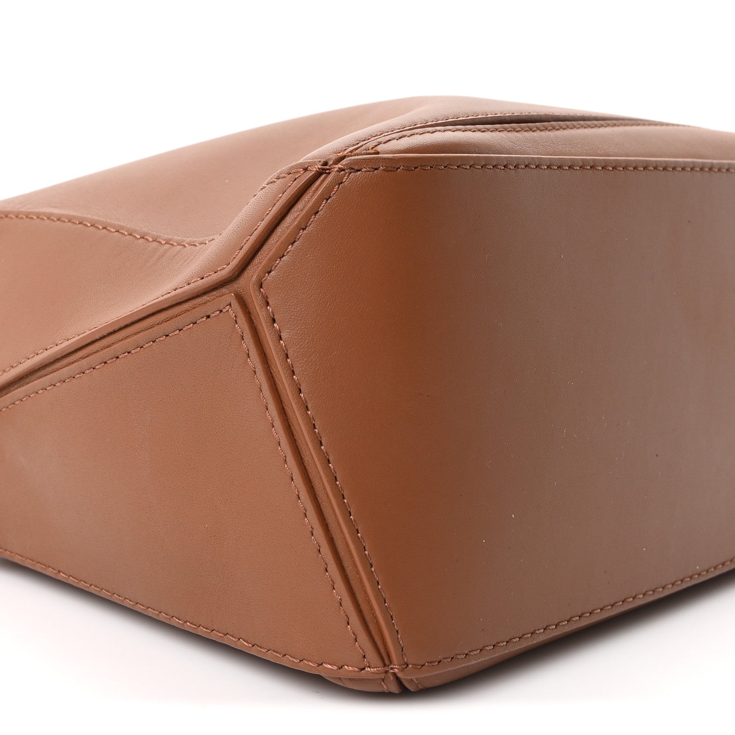 Loewe Satin Calfskin Small Puzzle Bag Pecan 8 of 9