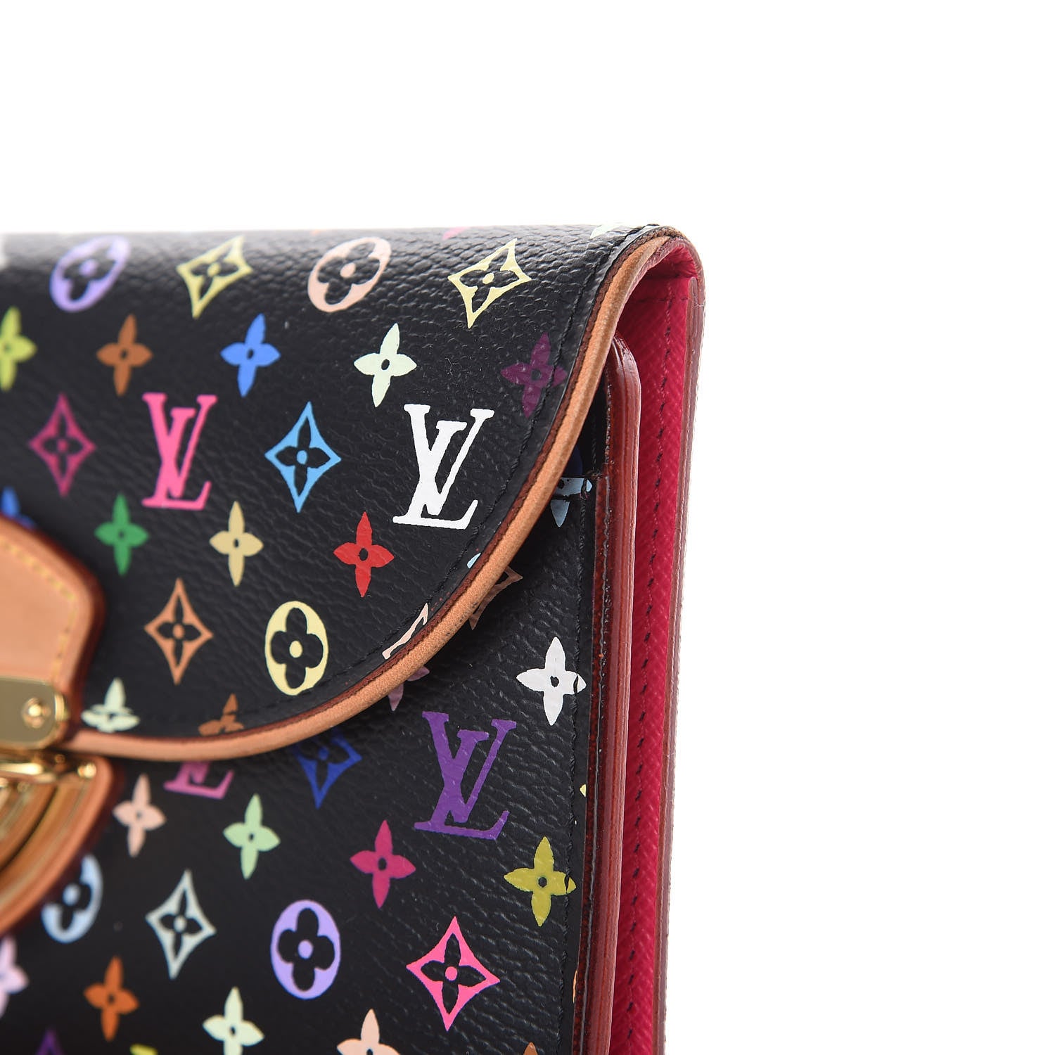Louis Vuitton Monogram Multicolor Eugenie Wallet Black Grenade 10 of 12