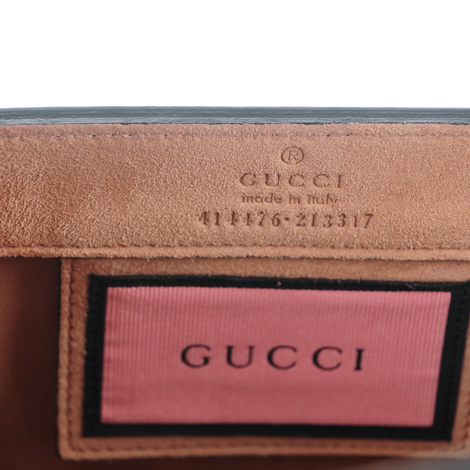 Gucci Calfskin GucciGhost Real Medium XL Tote Black Yellow 6 of 6