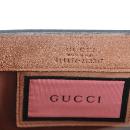 Gucci Calfskin GucciGhost Real Medium XL Tote Black Yellow 6 of 6
