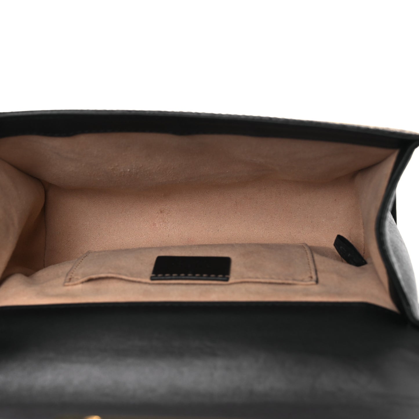 GG Supreme Monogram Bees Small Padlock Shoulder Bag Black