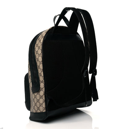 Gucci GG Supreme Monogram Medium Backpack Black 3 of 14