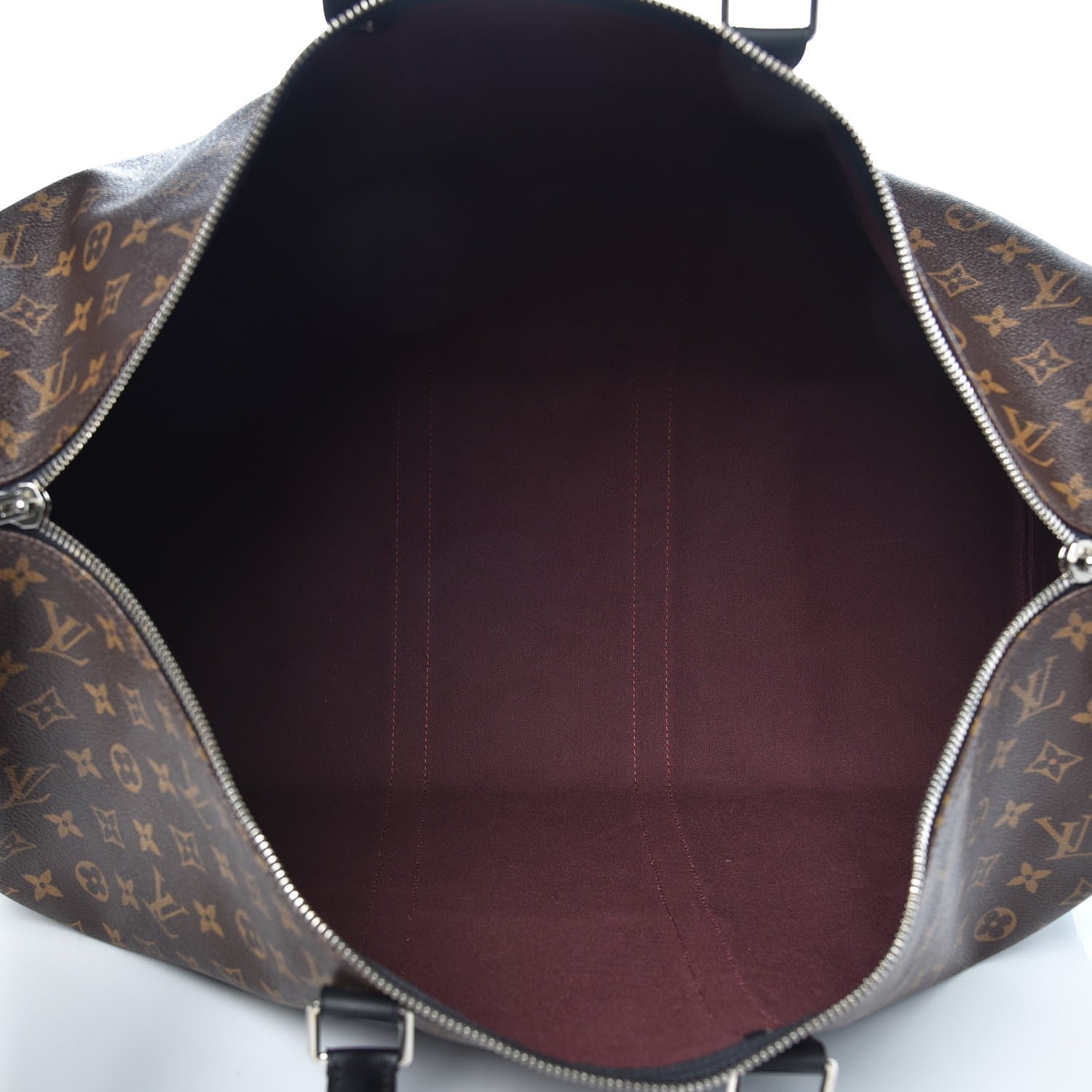 Louis Vuitton Monogram Macassar Keepall Bandouliere 55 5 of 10