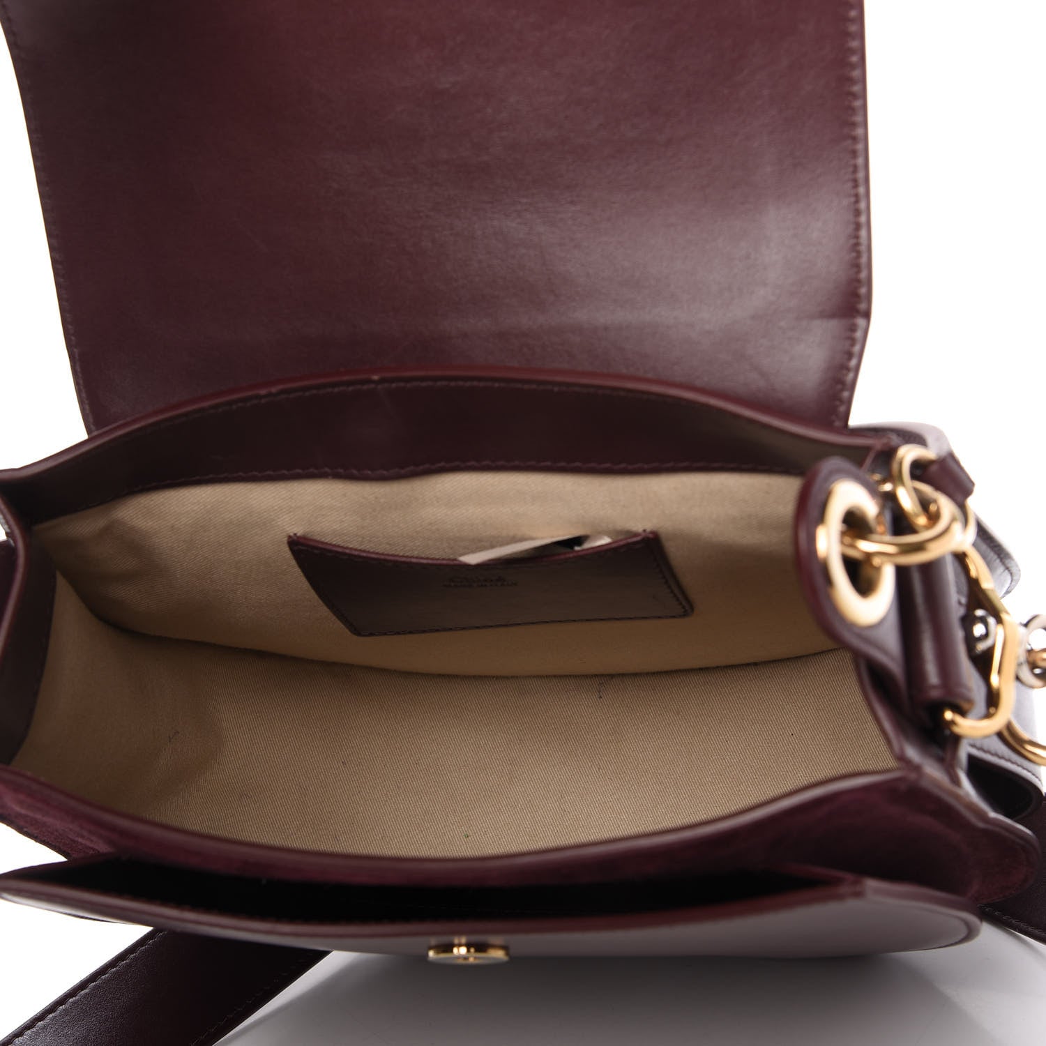 Chloe Calfskin Large Tess Bag Burnt Brown 5 of 12