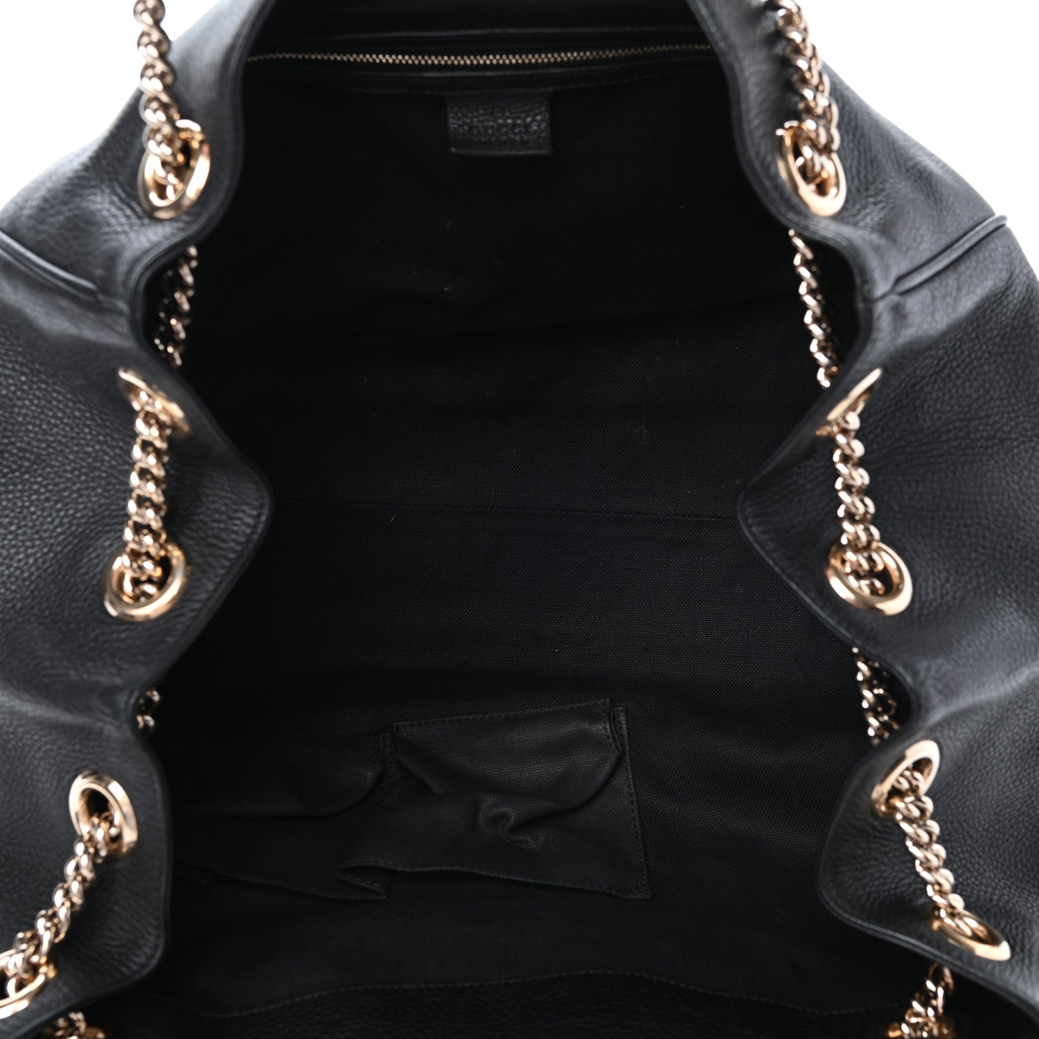 Gucci Calfskin Medium Emily Shoulder Bag Black 5 of 8