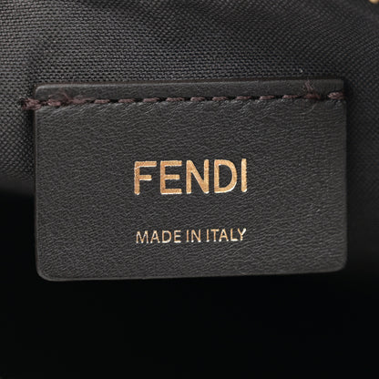 Fendi Wool Vitello Grace Small Houndstooth Small Fendigraphy Hobo Bag Grigio Anthracite 6 of 10