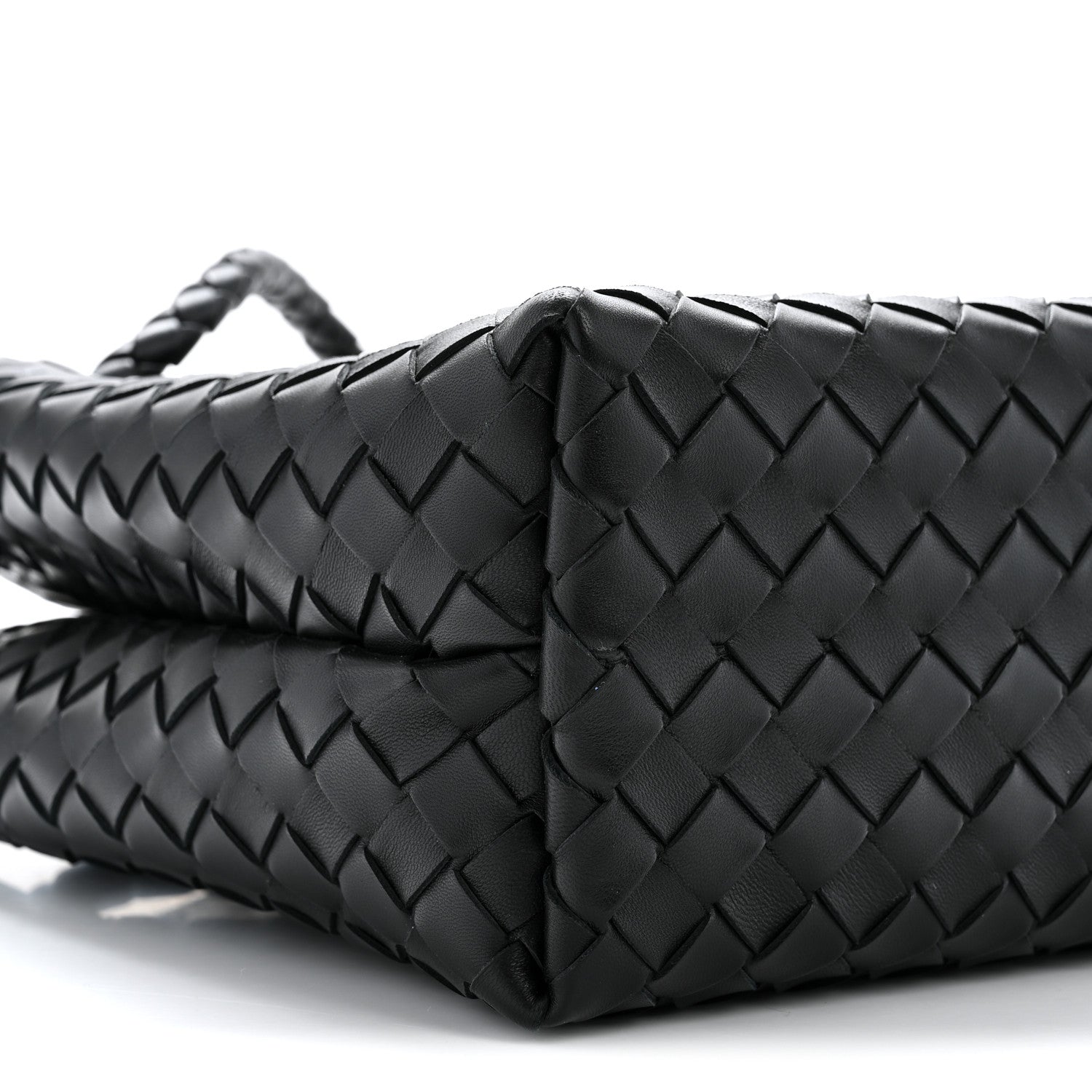 Bottega Veneta Nappa Intrecciato Medium Andiamo Shoulder Bag Black 8 of 9