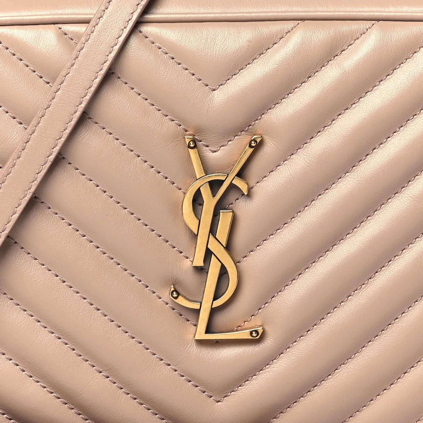 Calfskin Matelasse Monogram Lou Camera Bag Rosy Sand