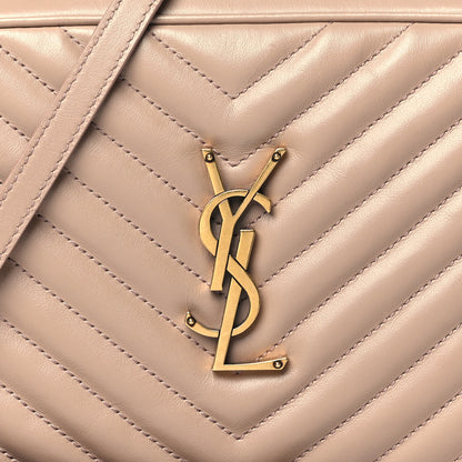 Saint Laurent Calfskin Matelasse Monogram Lou Camera Bag Rosy Sand 7 of 10