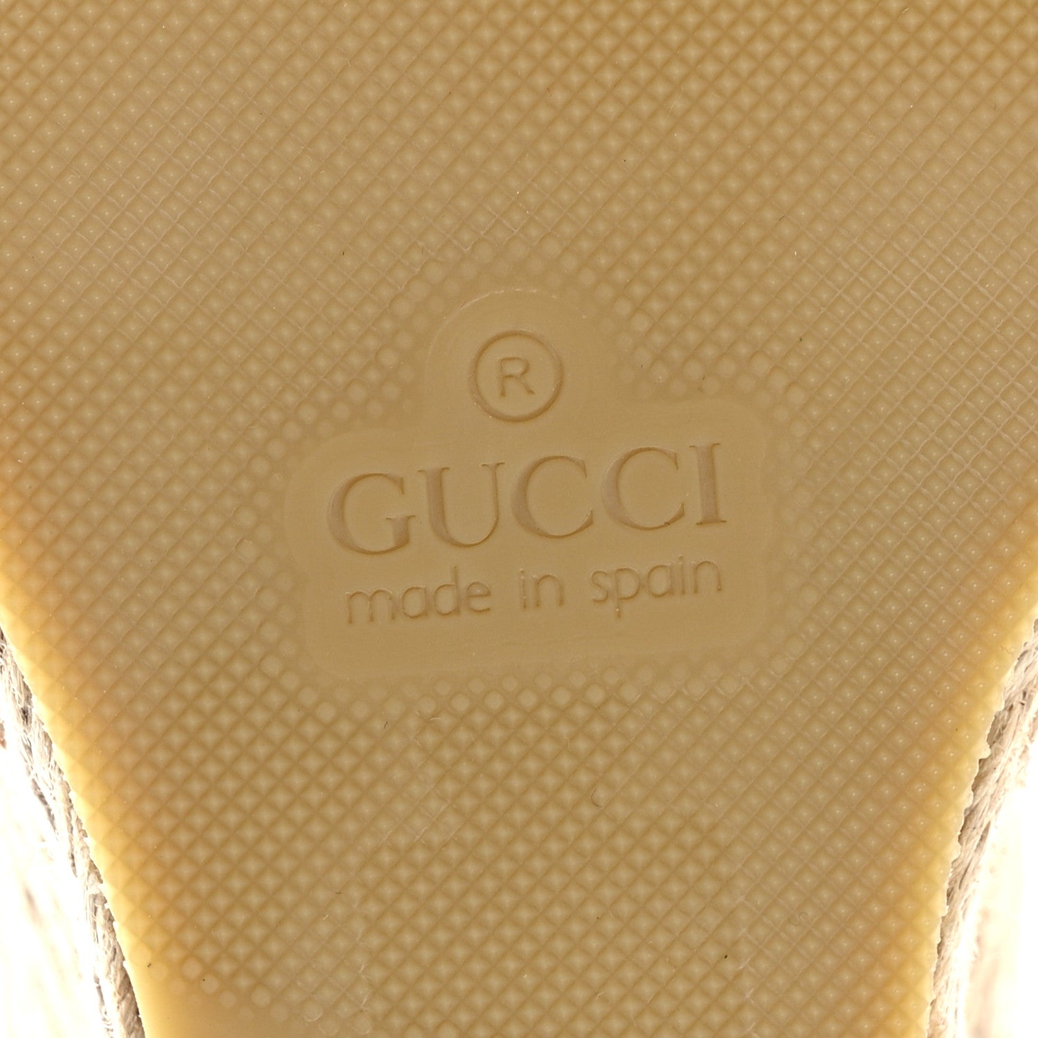 Gucci Canvas Ankle Wrap Interlocking G Platform 35/120mm Espadrille Wedges 37 Orange Yellow 6 of 11