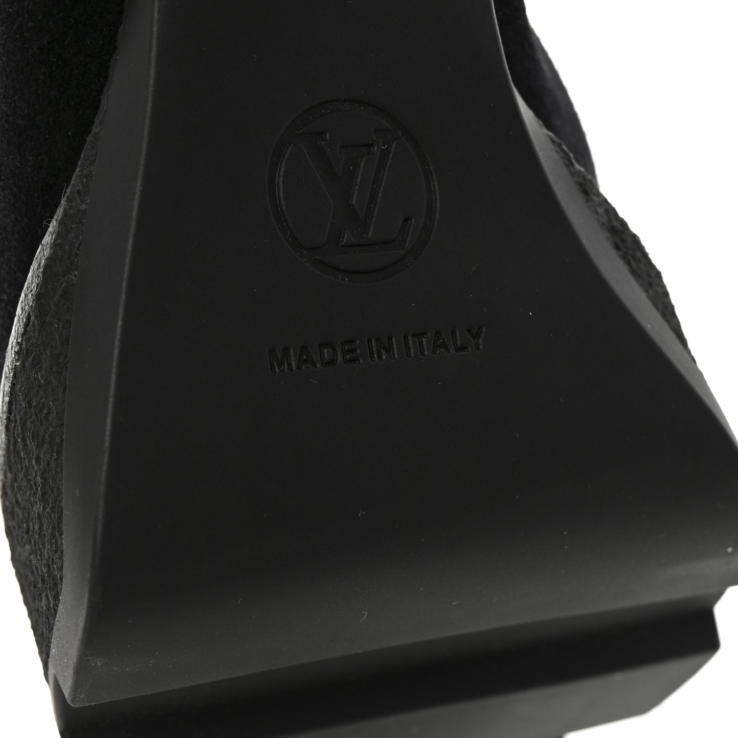 LV Suede Beaubourge Ankle Boot 38 Black