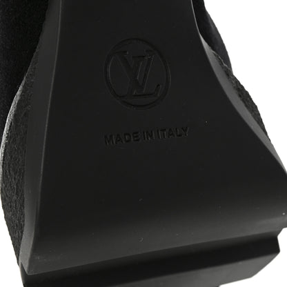 Louis Vuitton LV Suede Beaubourge Ankle Boot 38 Black 7 of 9