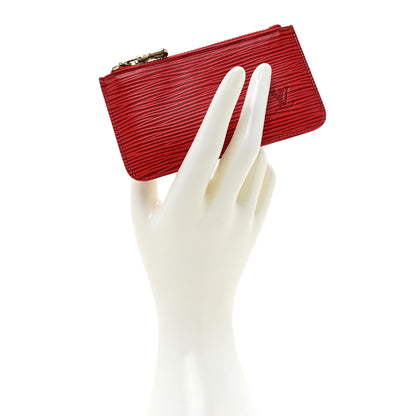Louis Vuitton Epi Key Pouch Castillan Red 2 of 10