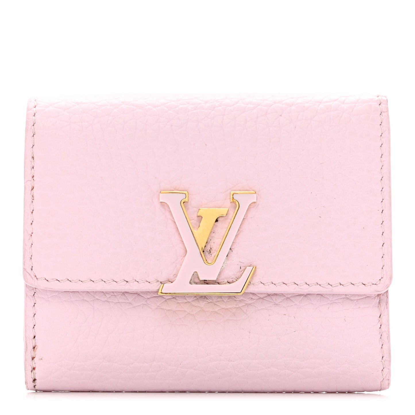 Taurillon Capucines XS Wallet Guimauve