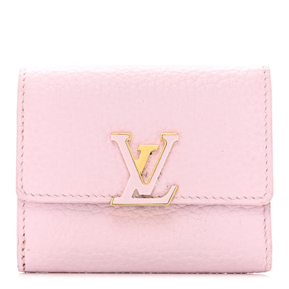 Louis Vuitton Taurillon Capucines XS Wallet Guimauve 1 of 10