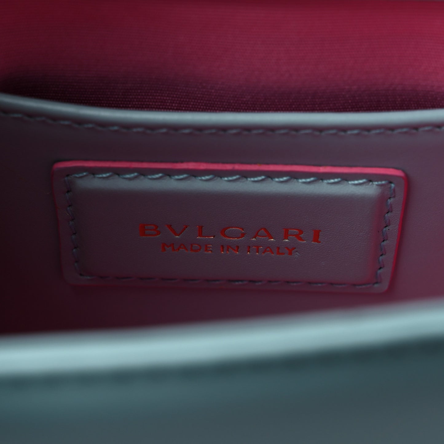 Calfskin Serpenti Forever Crossbody Bag Light Blue