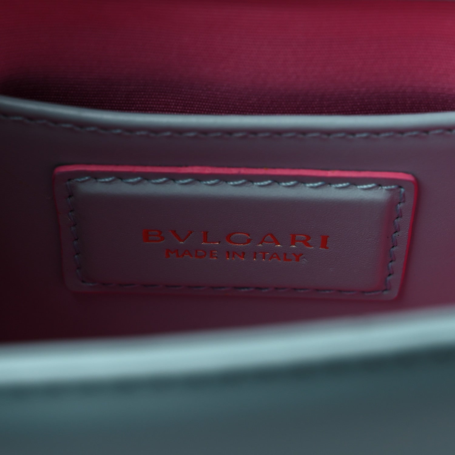 Bulgari Calfskin Serpenti Forever Crossbody Bag Light Blue 6 of 10