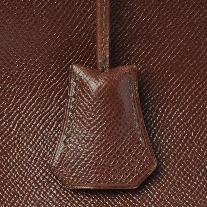 Hermes Courchevel Kelly Retourne 32 Chocolate 6 of 44