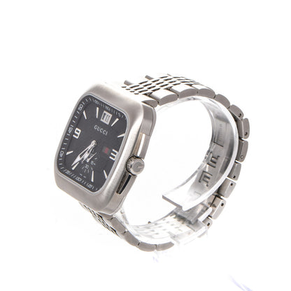 Gucci Stainless Steel 40mm G Coupe Square Quartz Watch Black 3 of 8