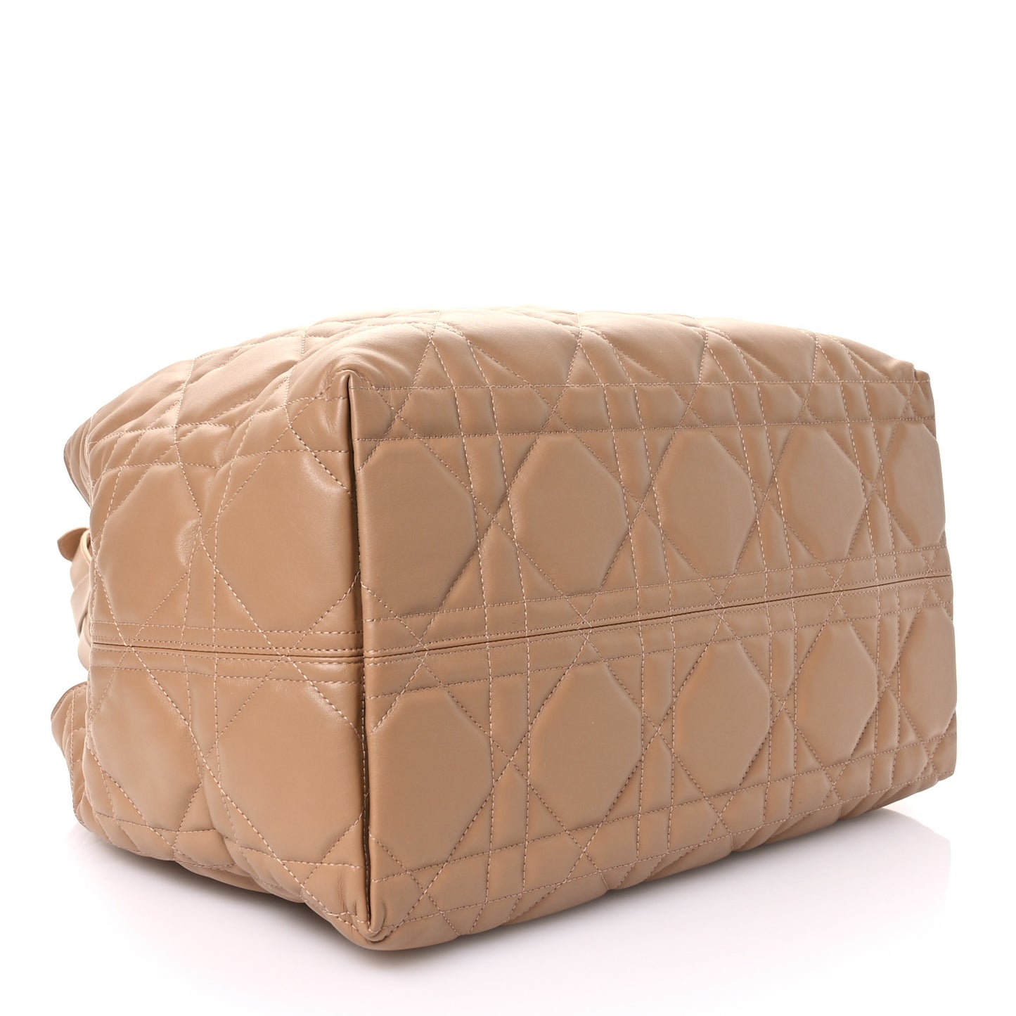 Calfskin Macrocannage Large Toujours Tan