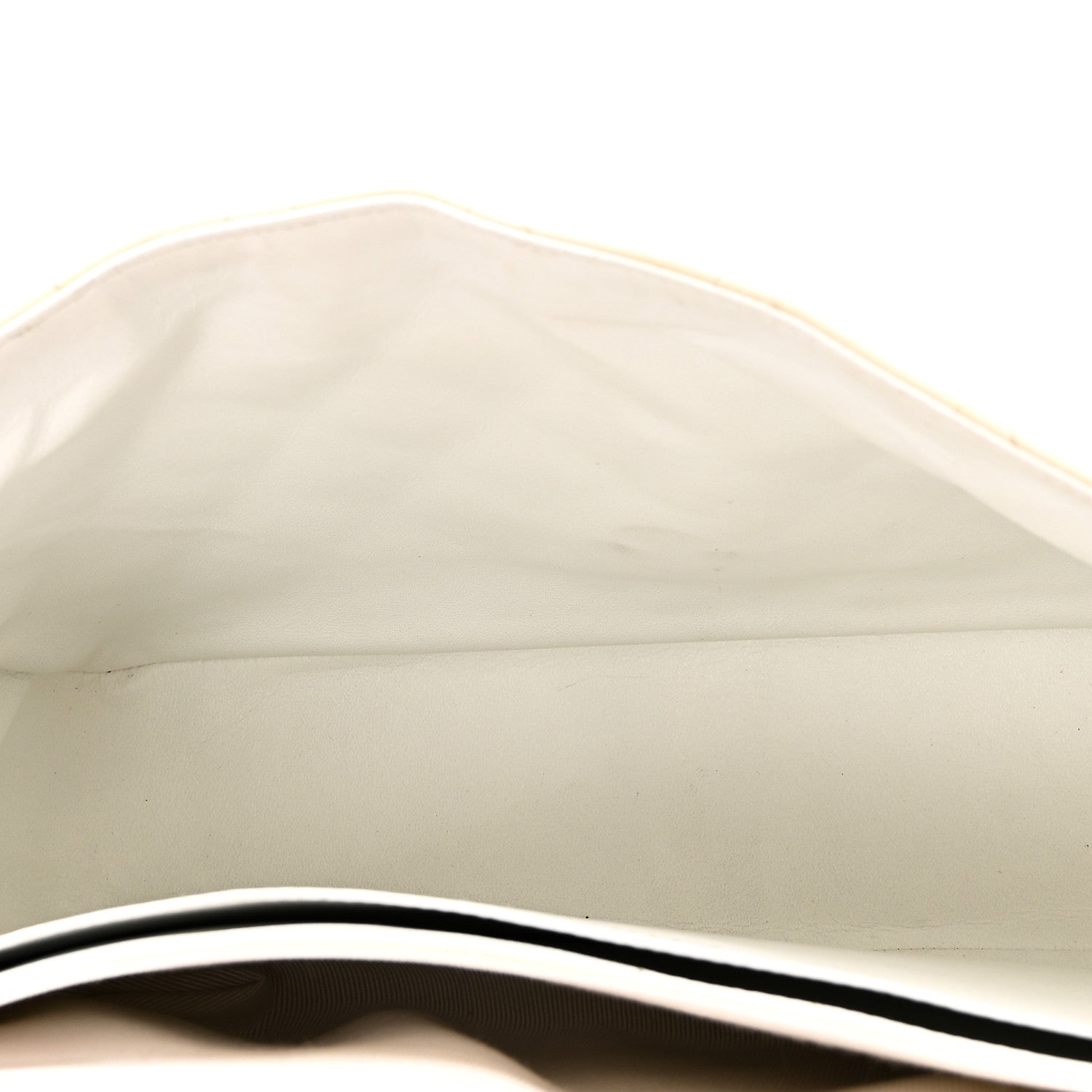 Chanel Distressed Patent Jumbo Single Flap White 5 of 14