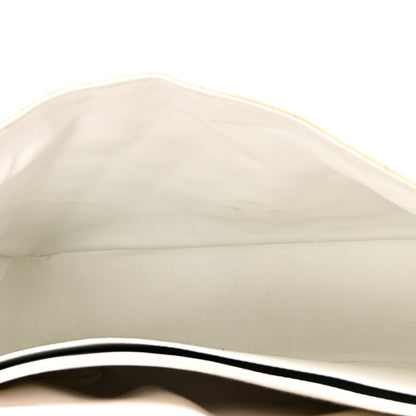 Chanel Distressed Patent Jumbo Single Flap White 5 of 14