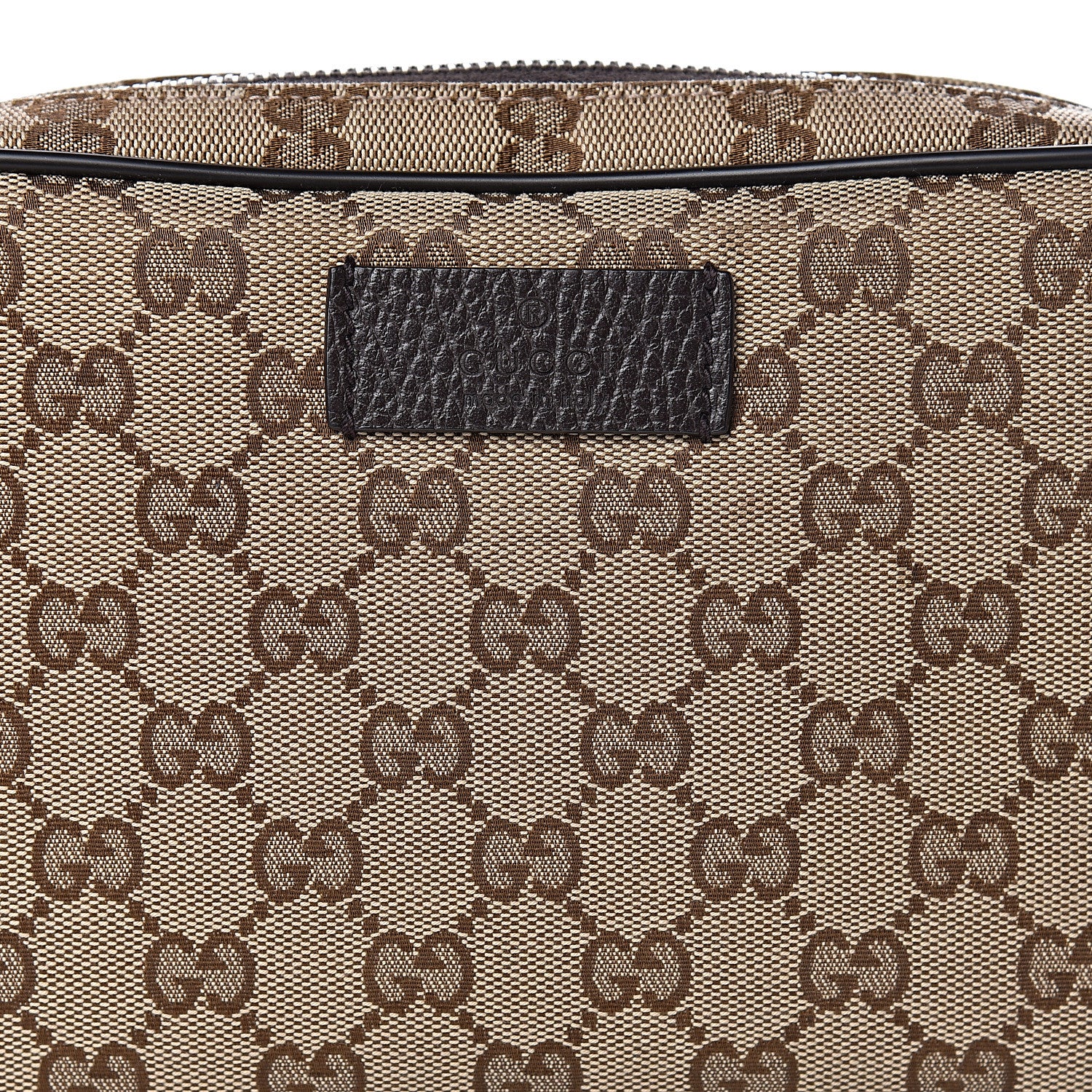 Gucci Monogram Belt Bag Dark Brown 10 of 10
