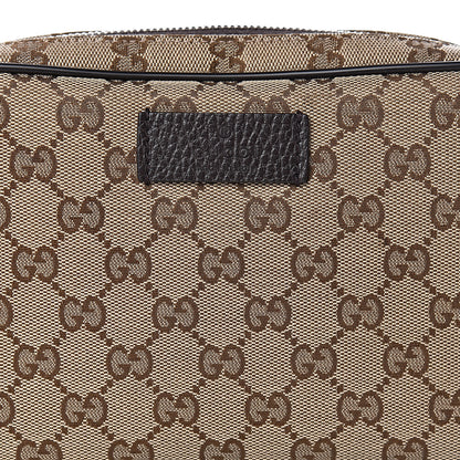 Gucci Monogram Belt Bag Dark Brown 10 of 10